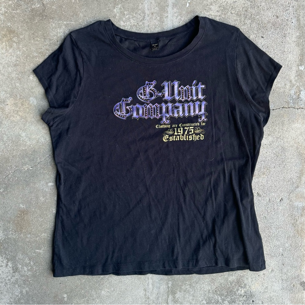 Vintage Y2K G-Unit Rhinestone Tshirt (3XL)
